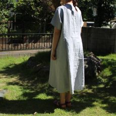 ゆらゆらすると少しスッキリ見えちゃうワンピース。ちょっとのサイズ感の違いがスタイルアップに繋がるかも？